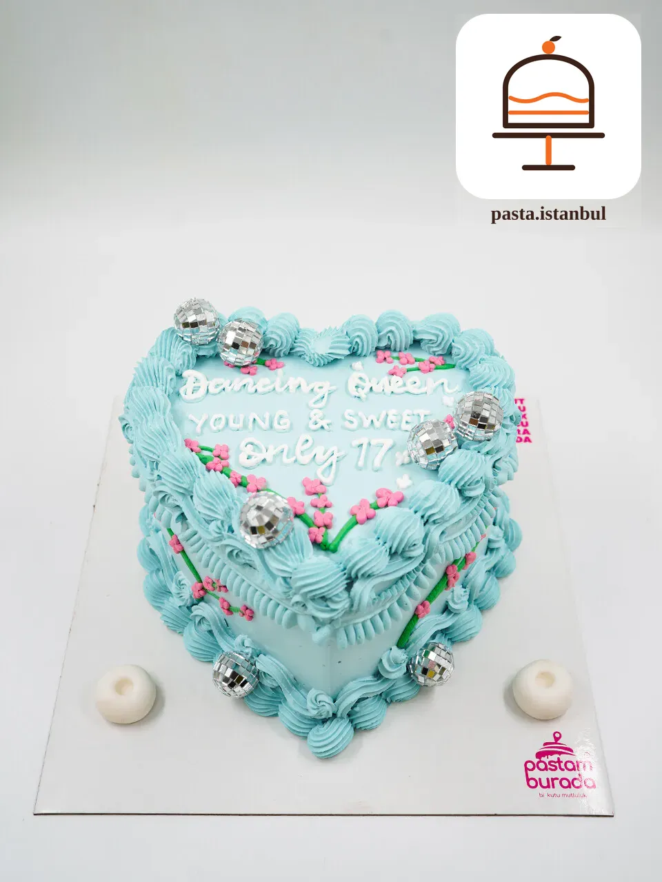 Disko Topu Detay Naked Cake