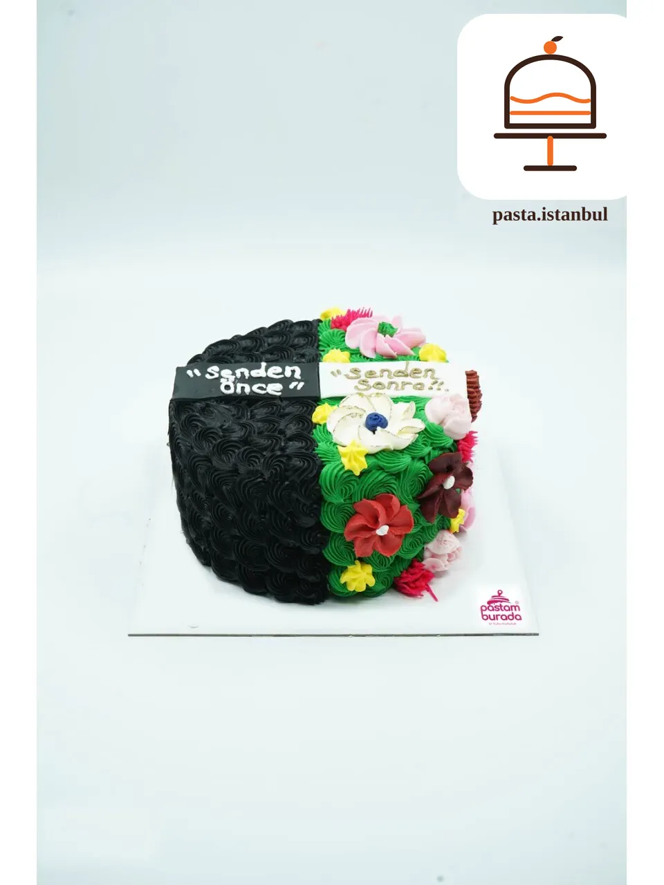Çiçek Detay Naked Cake