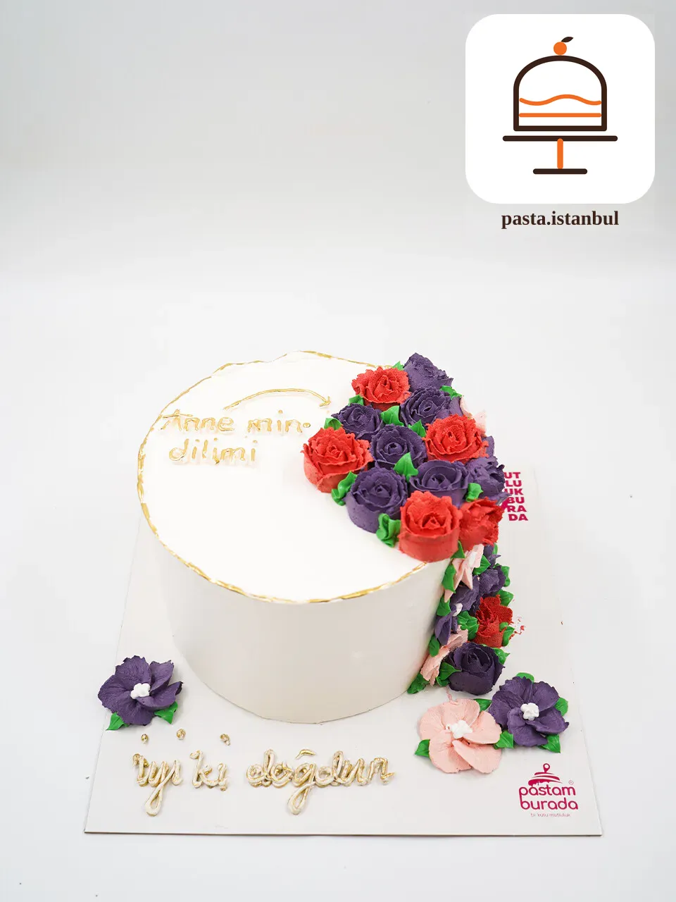 Çiçek Detay Naked Cake