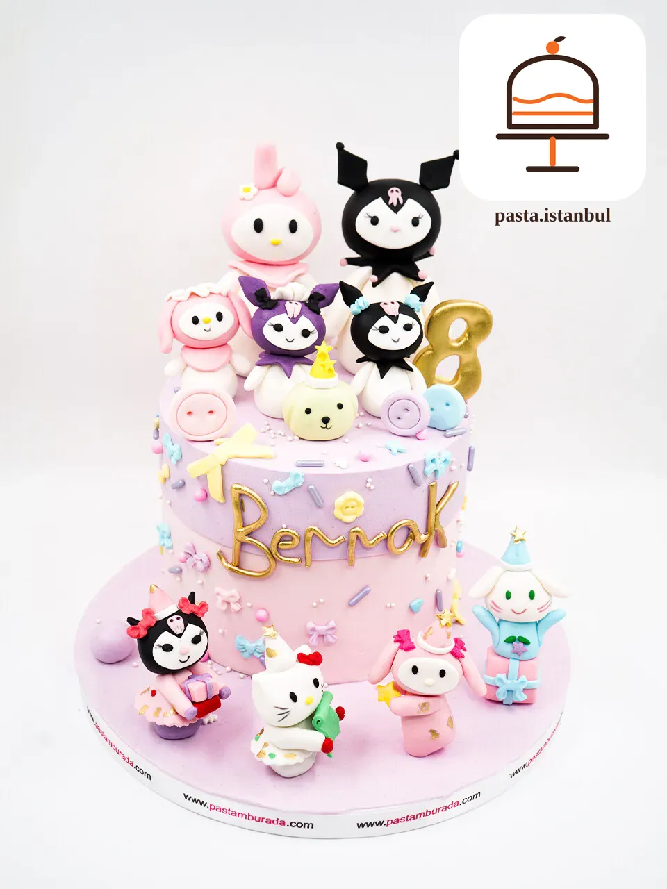 Kuromi Ve Hello Kitty Konsept Pasta