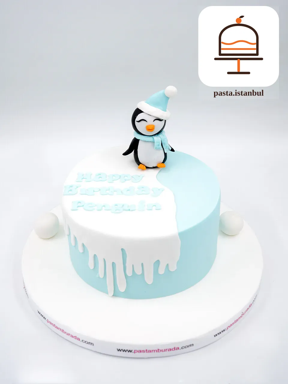 Penguen Detay Tasarım Pasta