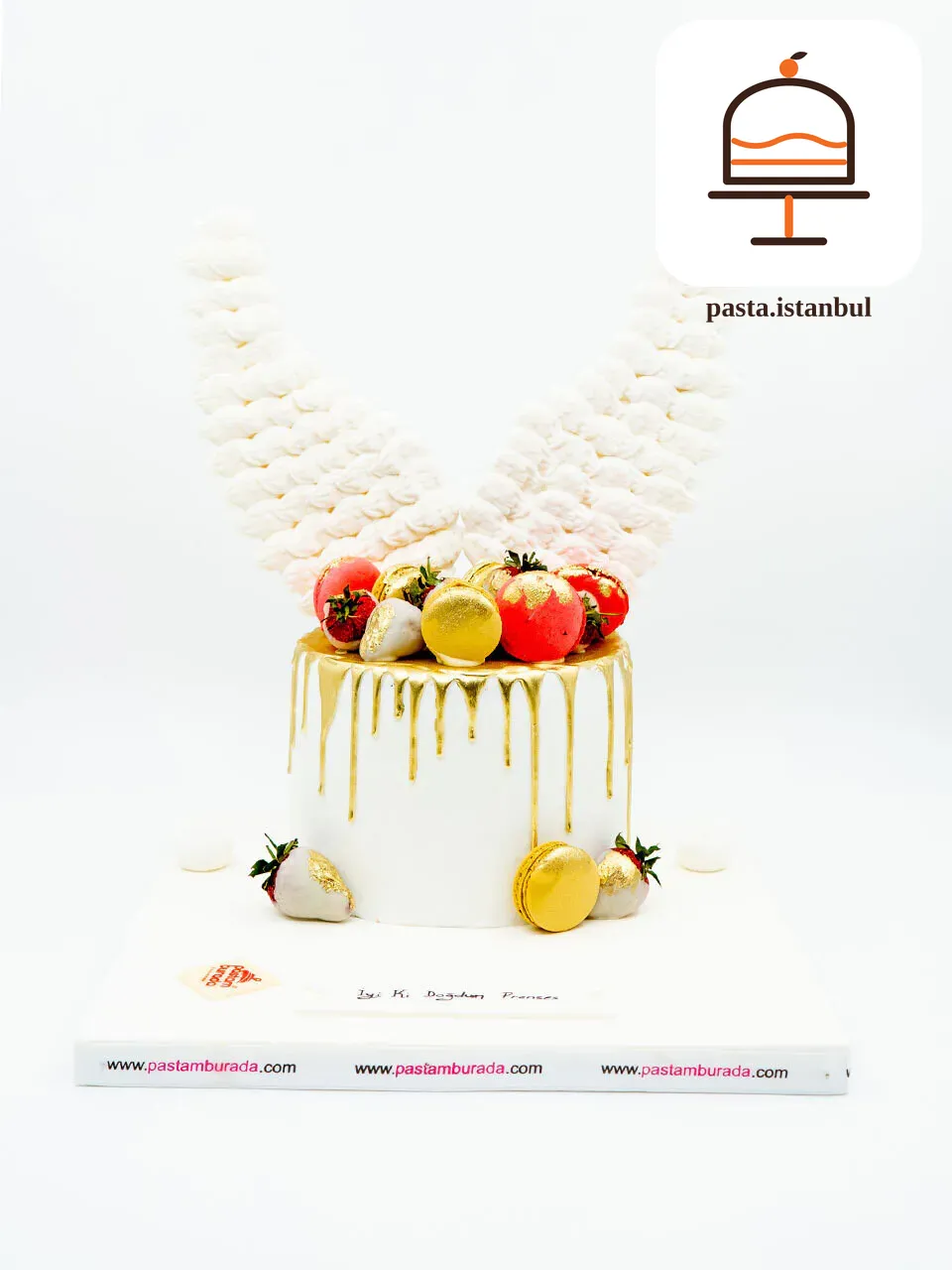 Melek Kanadı Detaylı Pasta