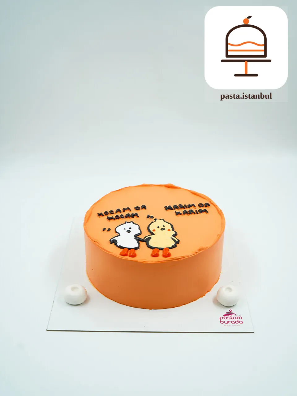 Civciv Çizim Detay Naked Cake