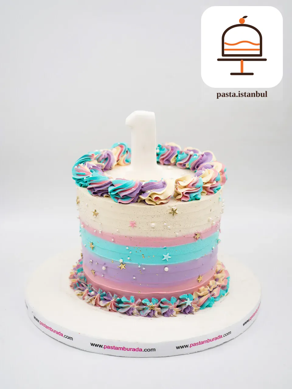 Renkli Naked Cake