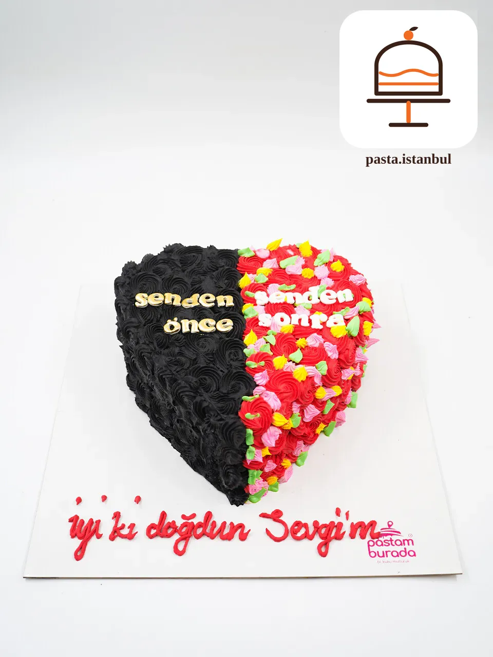Çiçek Detay Naked Cake