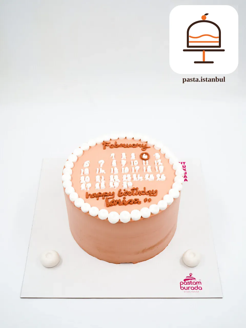 Takvim Detay Naked Cake