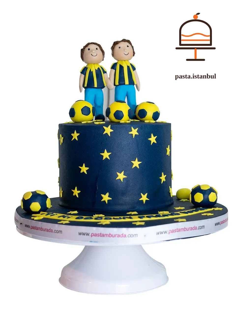 Fenerbahçe Temalı Taraftar Konsept Pasta