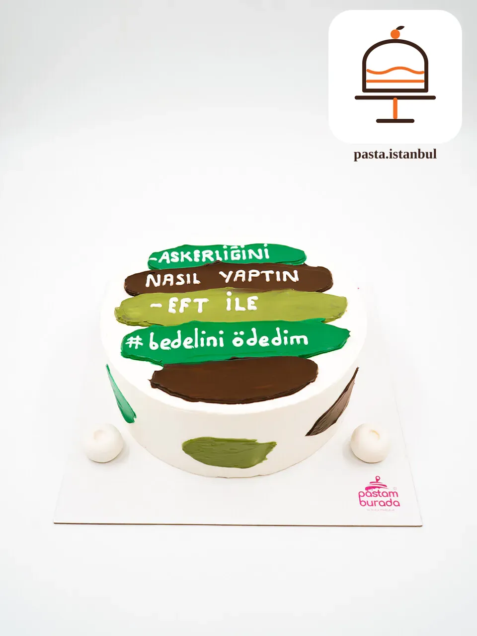 Asker Temalı Naked Cake