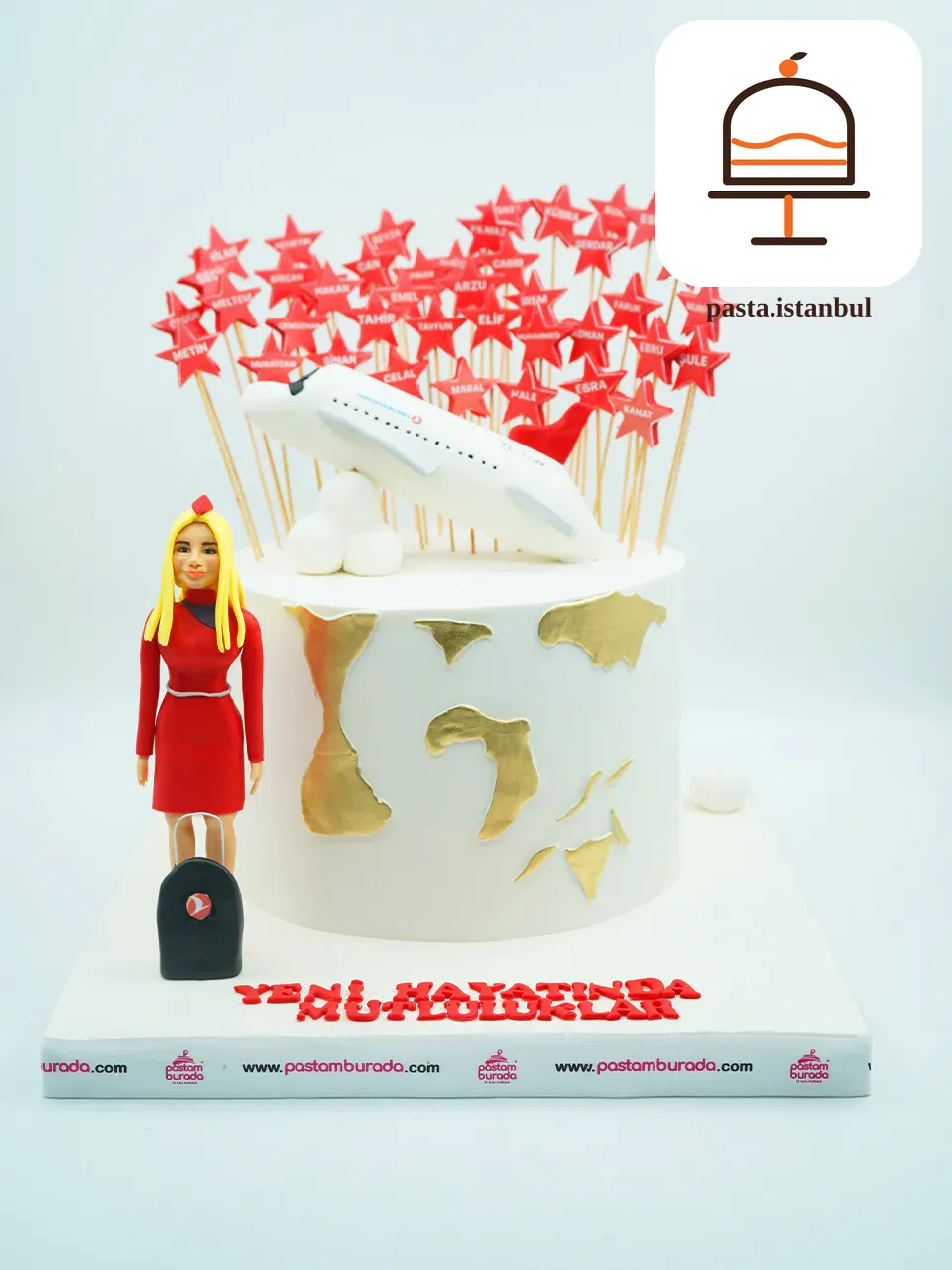 Hostes Temalı Konsept Pasta