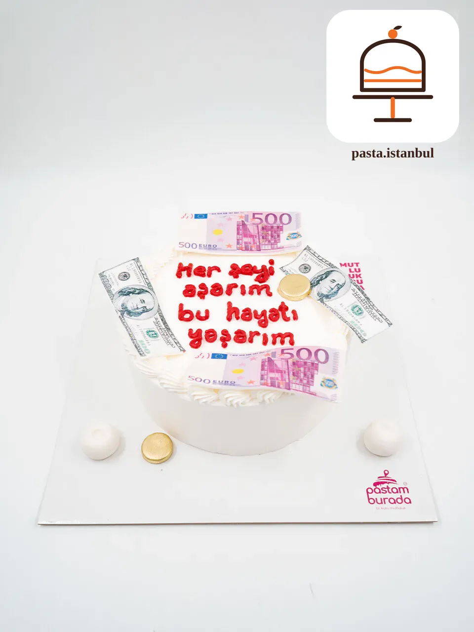 Dolar Ve Euro Detay Naked Cake